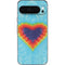 Liquid Blue Tie Dye Heart Pixel 9 Pro XL Skin